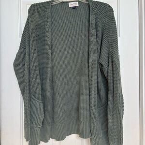 Universal Thread Olive Open-Front Cardigan